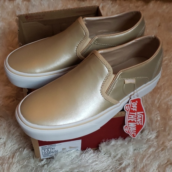 vans asher platform grey